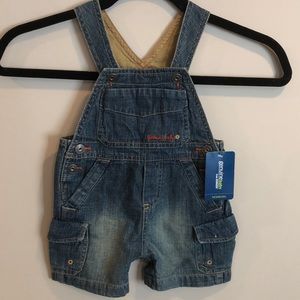 Osh Kosh Genuine Baby Denim Overalls Sz 6M